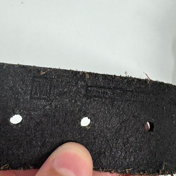 Fossil dark brown leather belt - Picture 3 of 8